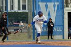 Baseball vs Nichols  Wheaton College Baseball vs Nichols College. - Photo By: KEITH NORDSTROM : Wheaton, baseball